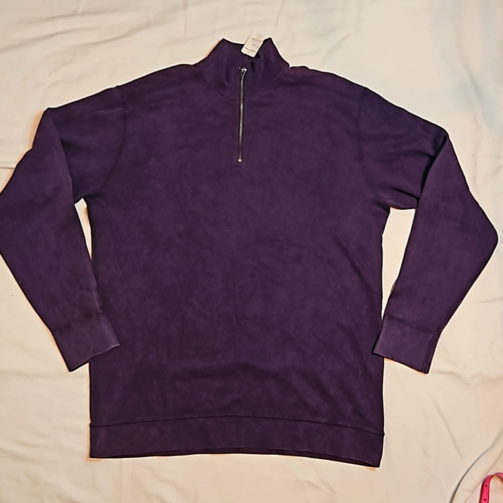 Agave Copper 1/4zip Pullover sz L